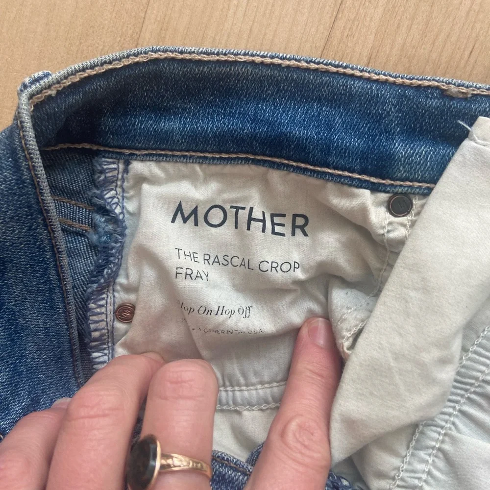 MOTHER The Rascal Crop Fray - Picture 4 of 4